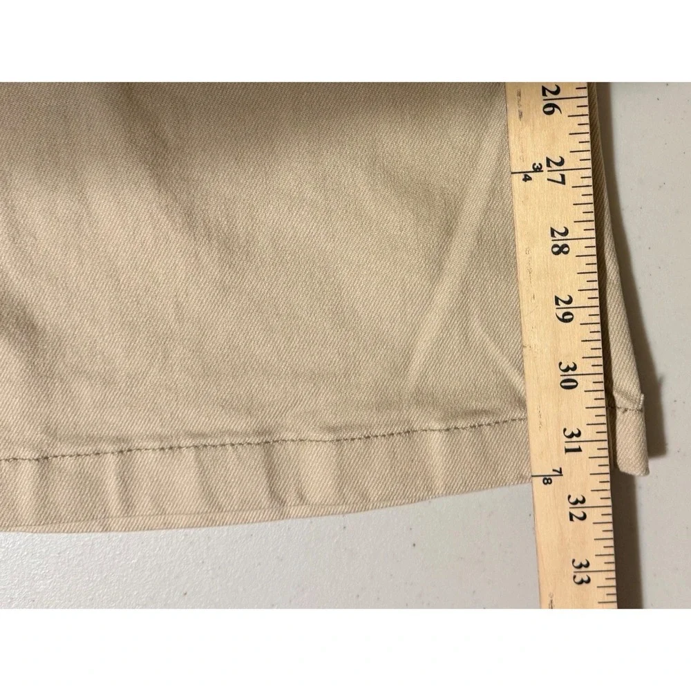 Levi's Superlow Flare Jeans‎ Khaki Beige Pants Women 31x32 Wide Leg Stretch NEW